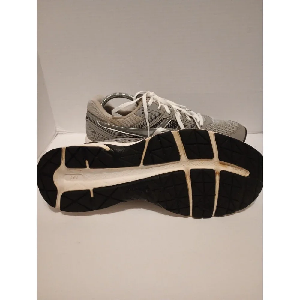 Asics Gel Contend 3 Mens Size 9.5  Silver Gray Retro Running Shoe Sneaker T5F4N